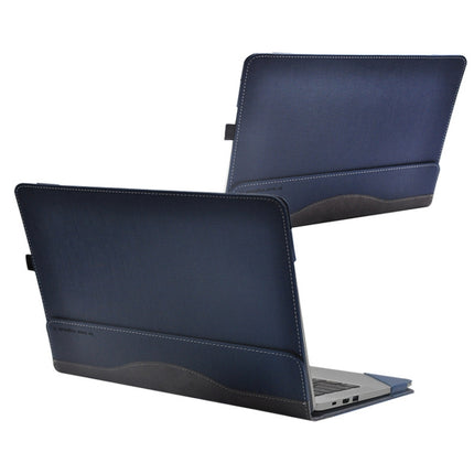 PU Leather Laptop Protective Case For Huawei Honor MagicBook(Dark Blue)-garmade.com