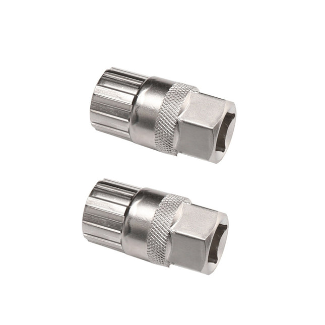 2 PCS BG-2103 Bicycle Installation Disassembly Small Flywheel Sleeve(Silver)-garmade.com