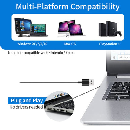 MI520 Desktop Computer Gooseneck Condenser Microphone USB Version with RGB Breathing Lamp-garmade.com