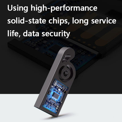 Zsyyh2 USB 2.0 High Speed Music Note USB Flash Drives, Capacity: 4GB(Black)-garmade.com