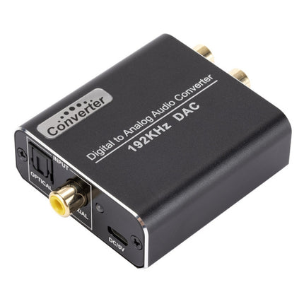 YP018 Digital To Analog Audio Converter Host+USB Cable+Fiber Optic Cable-garmade.com