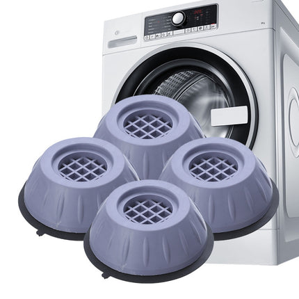 10 PCS Roller Washing Machine Foot Pad Rubber Refrigerator Shock-Absorbing Base(Large)-garmade.com