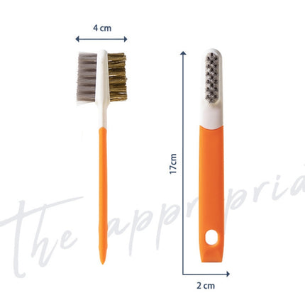 3 PCS Multifunctional Gas Stove Cleaning Brush And Rust Removing Wire Brush(Random Color Delivery)-garmade.com