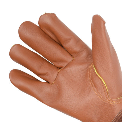 1 Pair JJ-GD102 Floral Garden Cut-Resistant Genuine Leather Gloves, Size: M-garmade.com