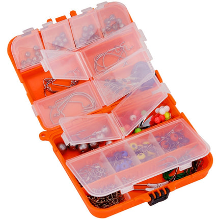 213 PCS / Set Road Squid Hook Accessories Set(026 Orange Box)-garmade.com