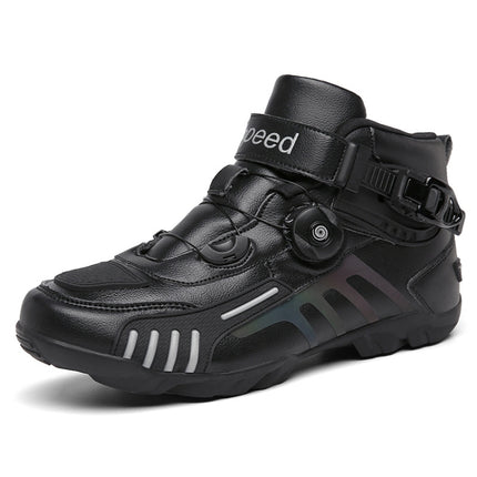 2006 Outdoor Cross-Country Motorcycle Riding Short Boots, Size: 40(Black)-garmade.com