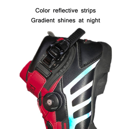 2006 Outdoor Cross-Country Motorcycle Riding Short Boots, Size: 44(Red)-garmade.com