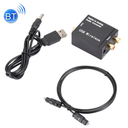 YP028 Bluetooth Digital To Analog Audio Converter, Specification: Host+USB Cable+Fiber Optic Cable-garmade.com
