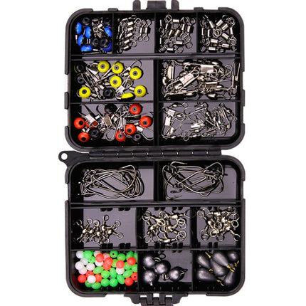 165 PCS / Set Road Squid Hook Accessories Set(026 Black Box)-garmade.com