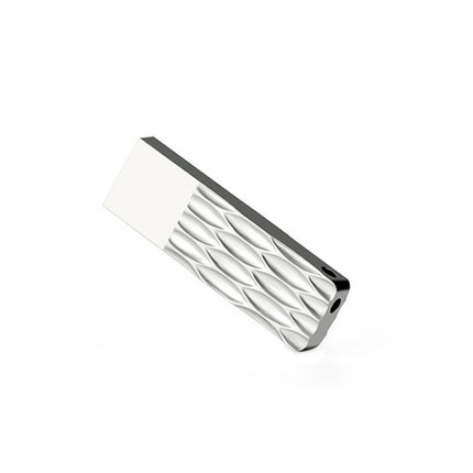 Zsbl4 USB 2.0 3D Engraving High Speed USB Flash Drives, Capacity: 4GB(White)-garmade.com