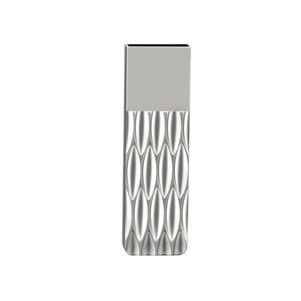 Zsbl4 USB 2.0 3D Engraving High Speed USB Flash Drives, Capacity: 16 GB(White)-garmade.com