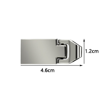It02 High-Speed USB 2.0 Chain Buckle Metal USB Flash Drives, Capacity: 32GB(White)-garmade.com