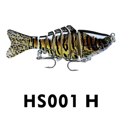 2 PCS PROBEROS HS001 10cm 15.5g Road Sub-Fish Bait Plastic Hard Bait(H)-garmade.com