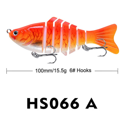 2 PCS PROBEROS HS066 10cm 15.5g Sea Fishing Simulation Road Sub-Bait(A)-garmade.com