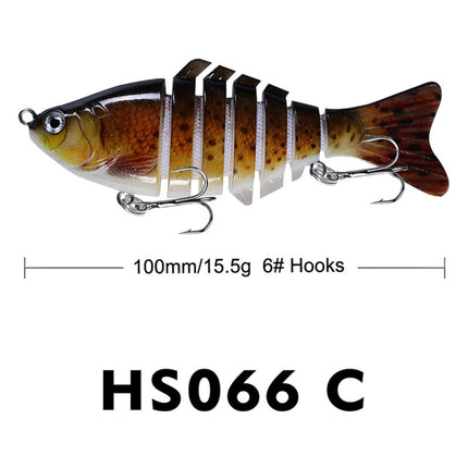 2 PCS PROBEROS HS066 10cm 15.5g Sea Fishing Simulation Road Sub-Bait(C)-garmade.com