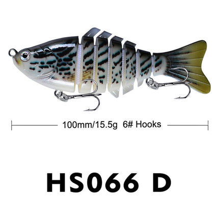 2 PCS PROBEROS HS066 10cm 15.5g Sea Fishing Simulation Road Sub-Bait(D)-garmade.com