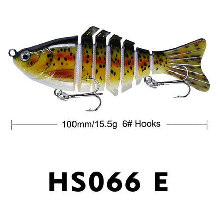 2 PCS PROBEROS HS066 10cm 15.5g Sea Fishing Simulation Road Sub-Bait(E)-garmade.com