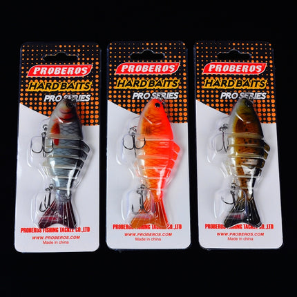 2 PCS PROBEROS HS066 10cm 15.5g Sea Fishing Simulation Road Sub-Bait(E)-garmade.com