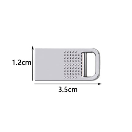 Sufk6 Car Music Metal USB Flash Drives, Capacity: 8GB(White)-garmade.com