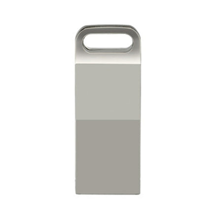 JHQG1 Step Shape Metal High Speed USB Flash Drives, Capacity: 16 GB(Silver Gray)-garmade.com