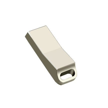 JHQG1 Step Shape Metal High Speed USB Flash Drives, Capacity: 128GB(Silver Gray)-garmade.com