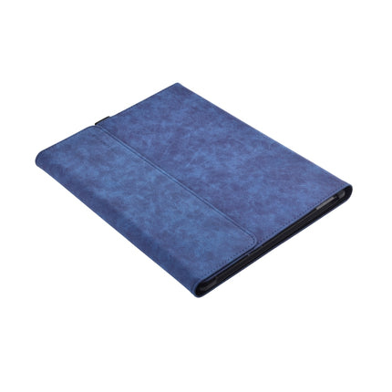 13 inch Leather Tablet Protective Case For Microsoft Surface Pro X, Color: Dark Blue-garmade.com