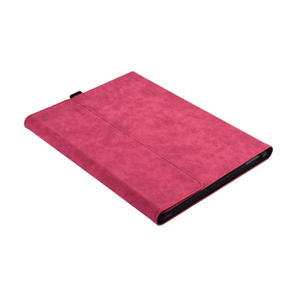 13 inch Leather Tablet Protective Case For Microsoft Surface Pro X, Color: Rose Red-garmade.com