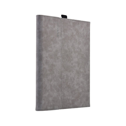 13 inch Leather Tablet Protective Case For Microsoft Surface Pro X, Color: Light Gray-garmade.com