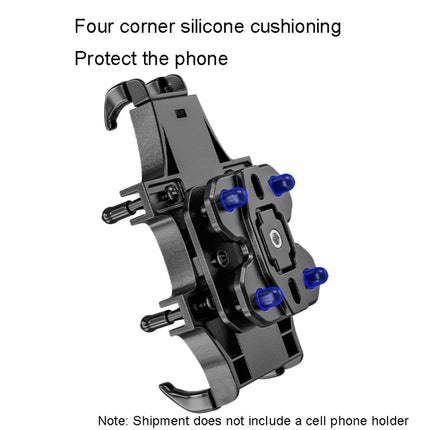 JZ01 Motorcycle Mobile Phone Holder Frame Shock Absorber-garmade.com