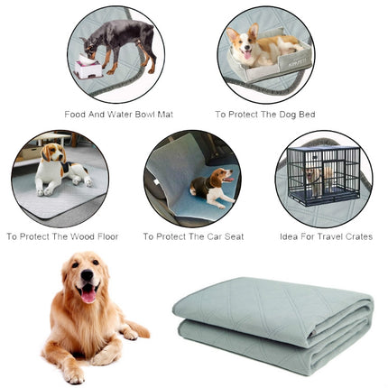 OBL0014 Can Water Wash Dog Urine Pad, Size: L (Gray)-garmade.com