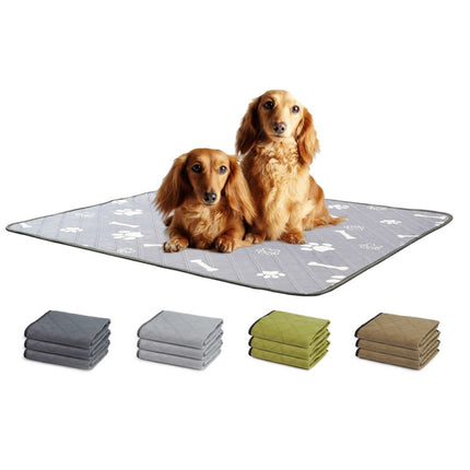 OBL0014 Can Water Wash Dog Urine Pad, Size: L (Deep Gray)-garmade.com