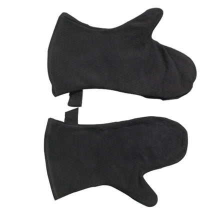1 Pair Outdoor BBQ Genuine Leather Heat Insulation Gloves(Free Size)-garmade.com