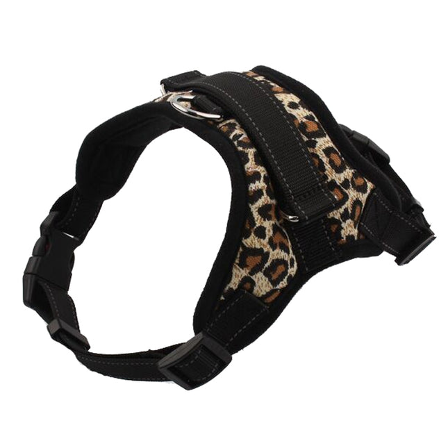 K9 Dog Adjustable Chest Strap, Size: XS(Leopard)-garmade.com