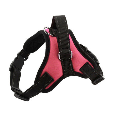K9 Dog Adjustable Chest Strap, Size: L(Pink)-garmade.com