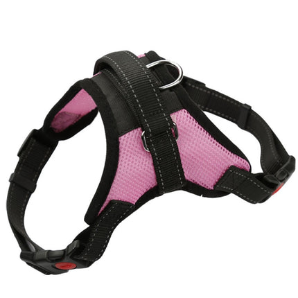 K9 Dog Adjustable Chest Strap, Size: L(Breathable Pink)-garmade.com