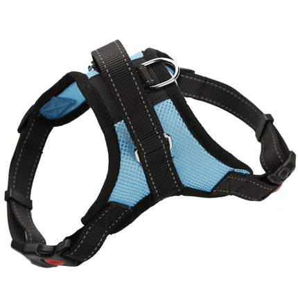 K9 Dog Adjustable Chest Strap, Size: XL(Breathable Sky Blue)-garmade.com