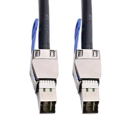 H0503 12Gbps SFF-8644 To 8644 HD Server External Hard Drive Data Cable, Color: Black 1m-garmade.com