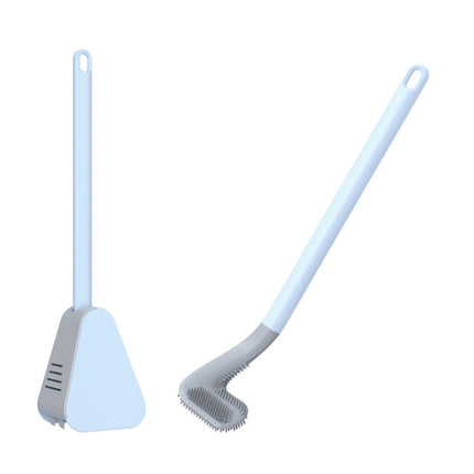 Golf Toilet Brush With Self-Opening And Closing Water-Proof Base(Blue)-garmade.com