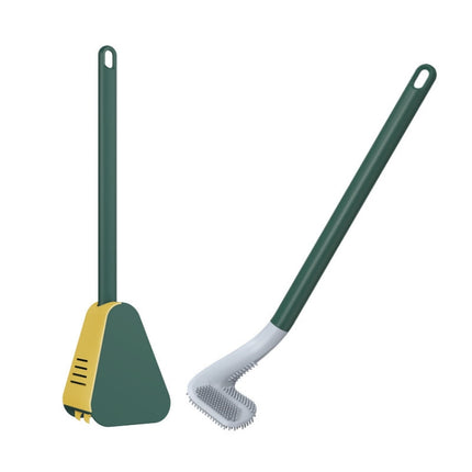 Golf Toilet Brush With Self-Opening And Closing Water-Proof Base(Green)-garmade.com