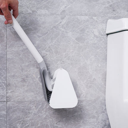 Golf Toilet Brush With Self-Opening And Closing Water-Proof Base(White)-garmade.com