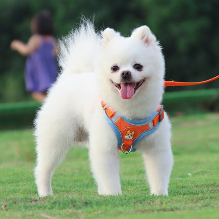 BL-867 Pet Chest Straps Reflective Dog Traction Rope, Size: S(Purple)-garmade.com