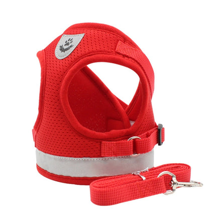 BL-844 Pet Chest Straps Reflective Breathable Dog Rope, Size: XS(Red)-garmade.com