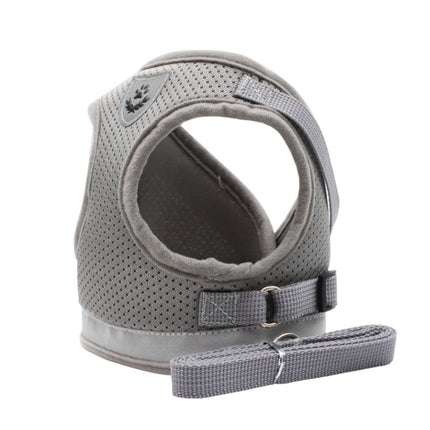 BL-844 Pet Chest Straps Reflective Breathable Dog Rope, Size: XS(Silver Gray)-garmade.com