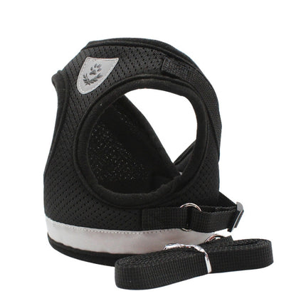 BL-844 Pet Chest Straps Reflective Breathable Dog Rope, Size: L(Black)-garmade.com