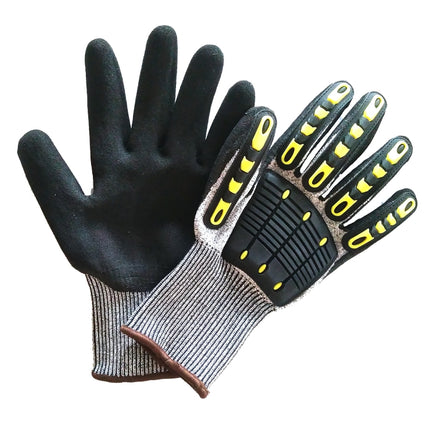 Outdoor Cycling TPR Cut-proof Wear-Resistant Gloves, Size: S(1008)-garmade.com