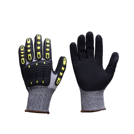 Outdoor Cycling TPR Cut-proof Wear-Resistant Gloves, Size: M(1008)-garmade.com