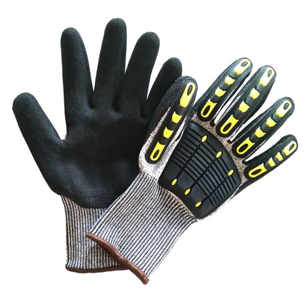 Outdoor Cycling TPR Cut-proof Wear-Resistant Gloves, Size: M(1008)-garmade.com