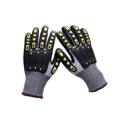 Outdoor Cycling TPR Cut-proof Wear-Resistant Gloves, Size: L(1008)-garmade.com