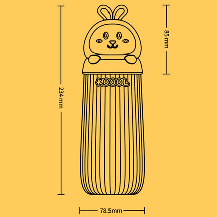 KOOOL GDZ-K40 Children Luminous Cartoon Large-Capacity Stationery Pen Holder(Rabbit)-garmade.com