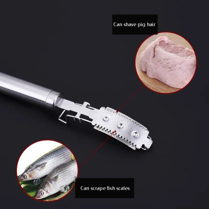 3 PCS XF-020 Stainless Steel Pig Hair Shaver(Stainless Steel)-garmade.com